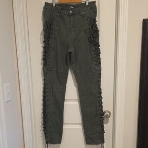 Fashion Nova Curve Lace Up Flare Pant